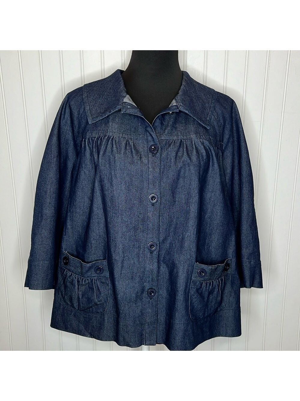 Sandro Sportswear Lightweight Button Up Jacket Size 1X
